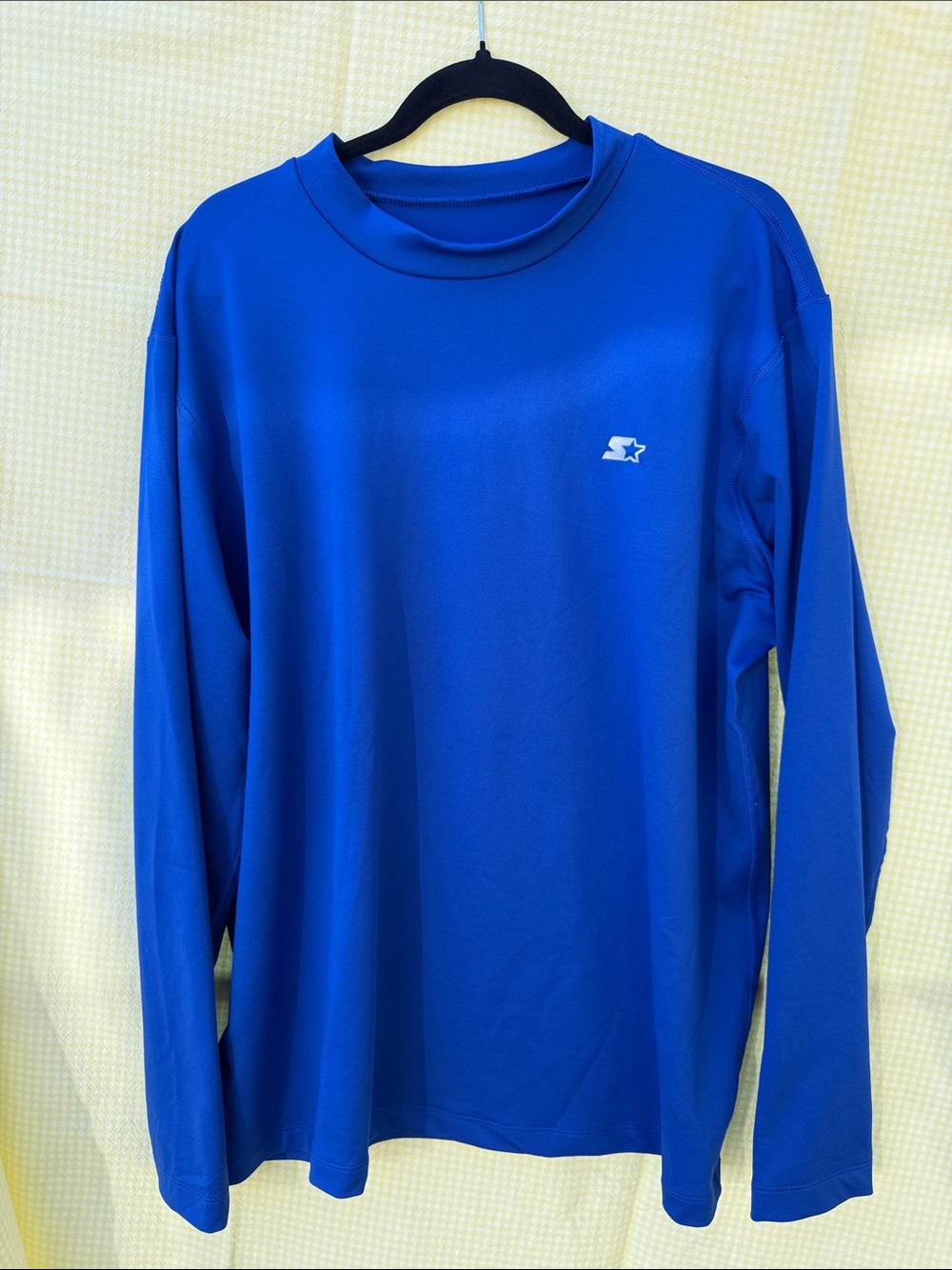 STARTER Electric Blue Long Sleeve Performance Top